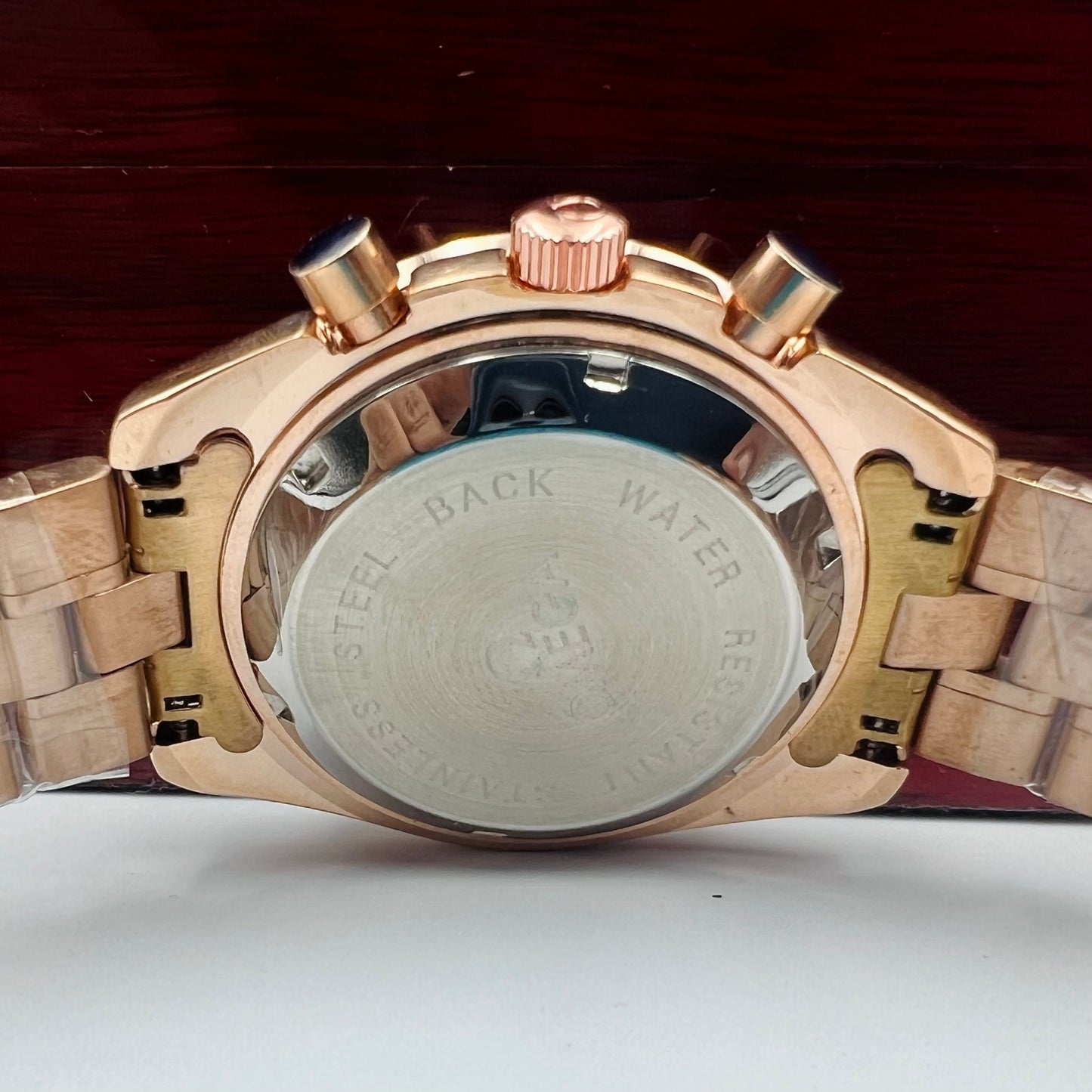 Omega Chain Copper Brown Watch