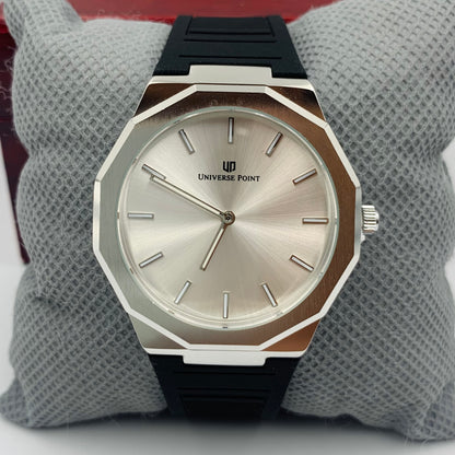 UP Silver Black Watch