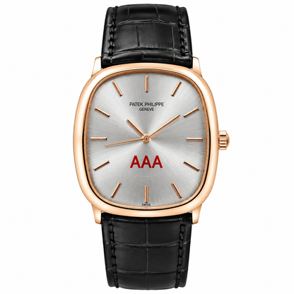 Patek AAA Black Copper Silver Watch