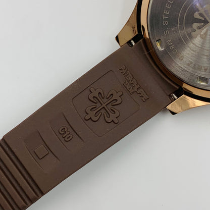 Patek Brown Dail Brown Strap Watch