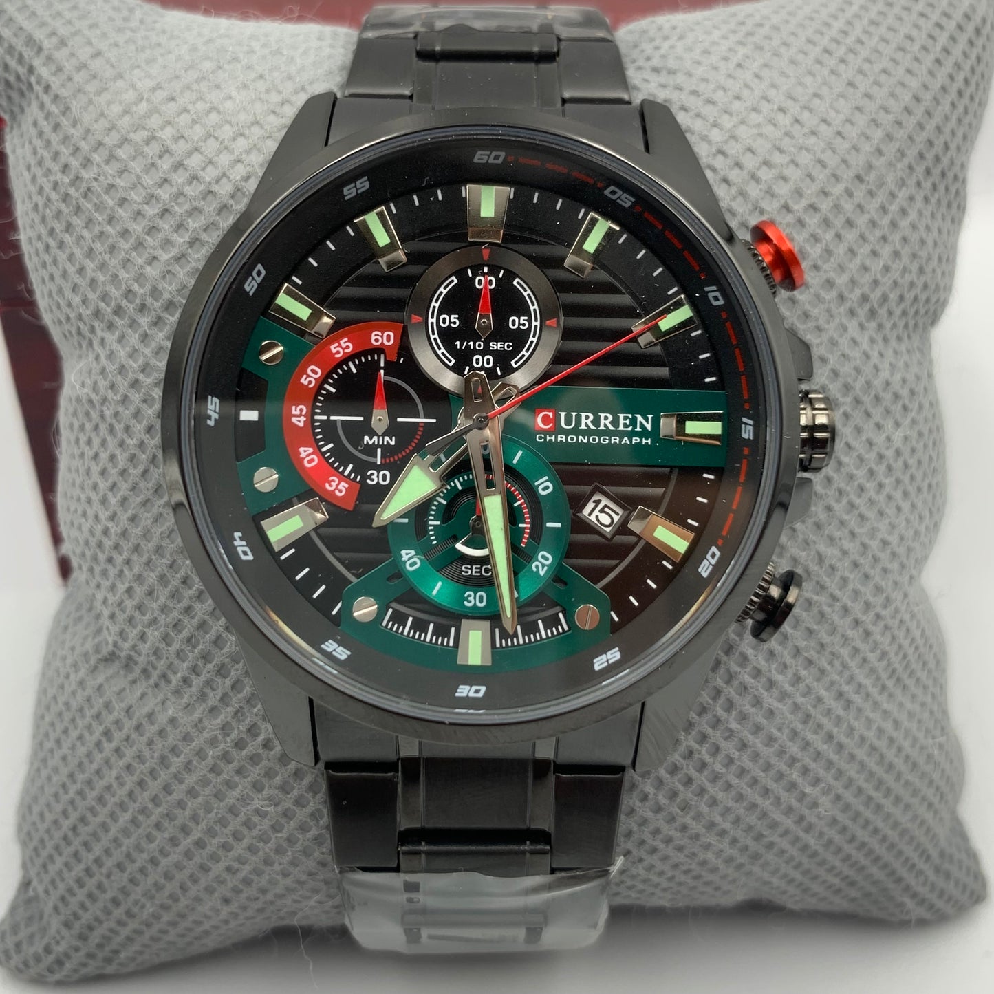 Curren Full Black Chrono Working Watch