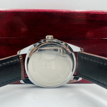 Tag Heuer Silver Brown DayDate Watch