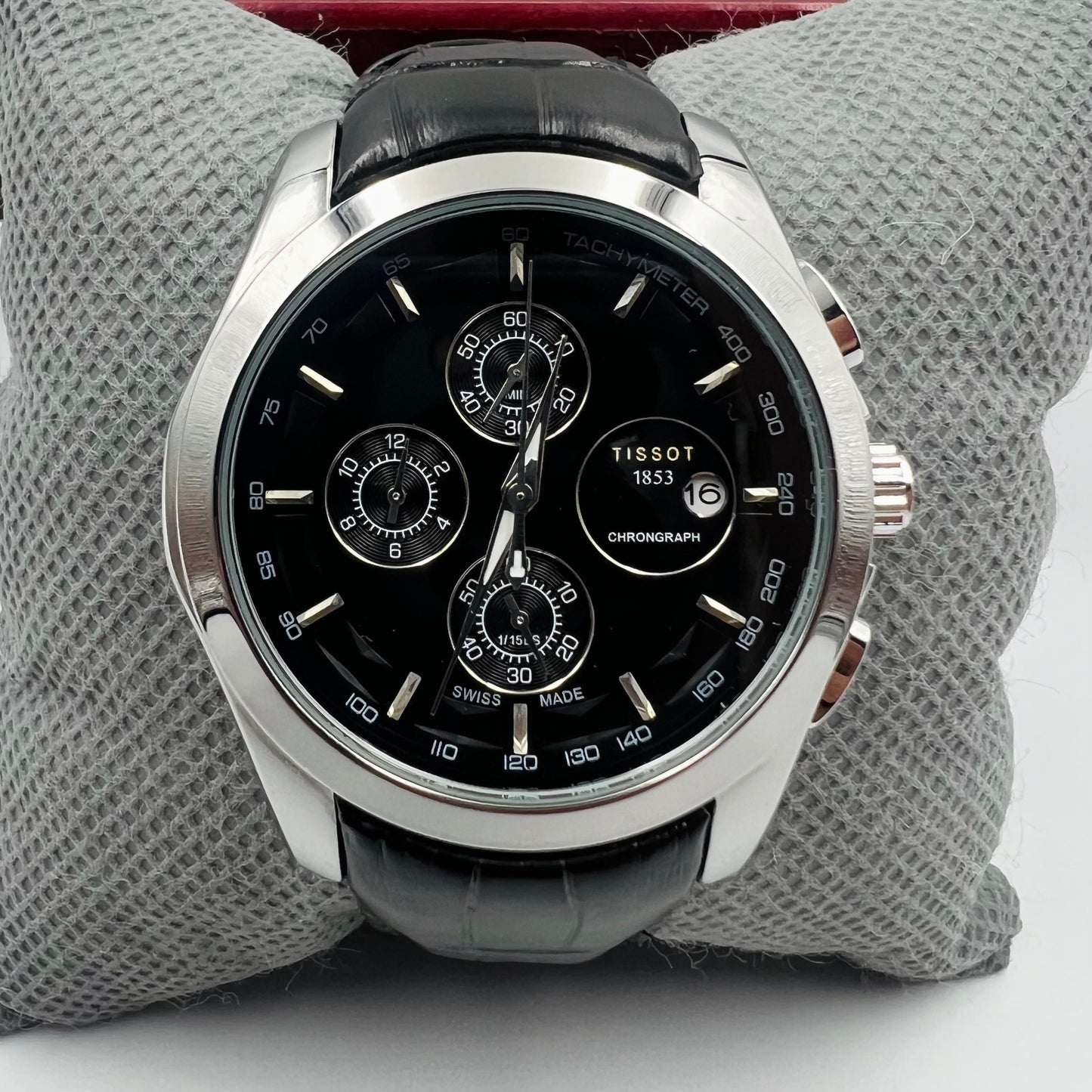 Tissot 1853 Silver Black Watch