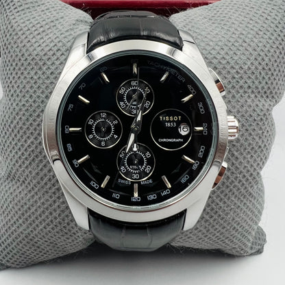 Tissot 1853 Silver Black Watch
