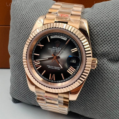 Master AAA Rolx DayDate Copper Twotone Automatic Watch