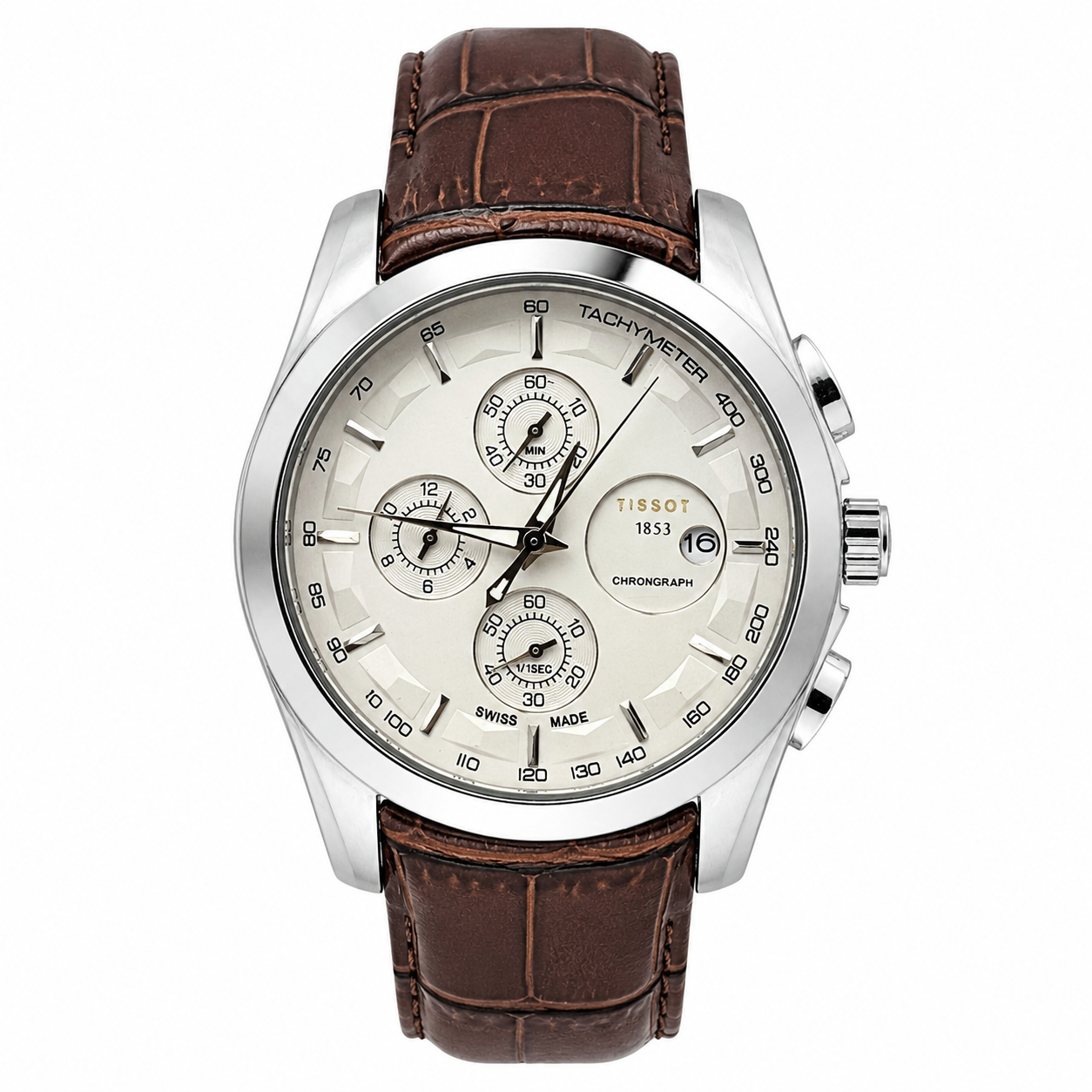 Tissot 1853 Silver Brown Watch