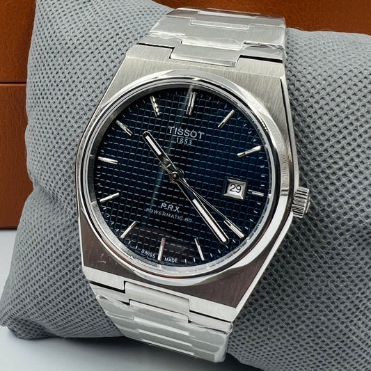 Tissot PRX Silver Blue Automatic Watch