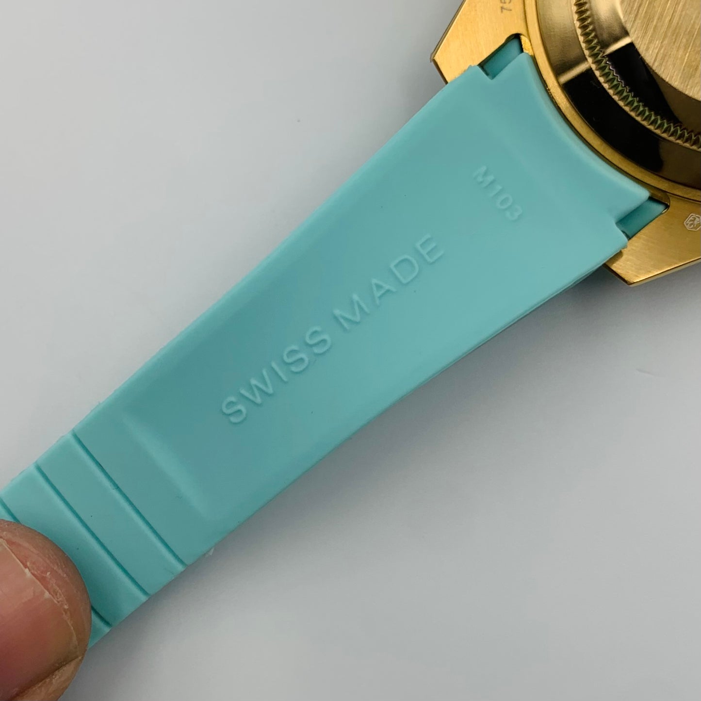 Rolx Skyblue Golden Watch