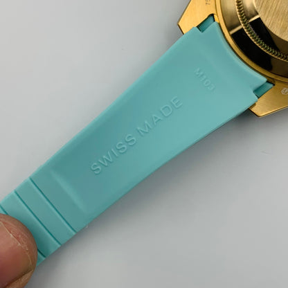 Rolx Skyblue Golden Watch