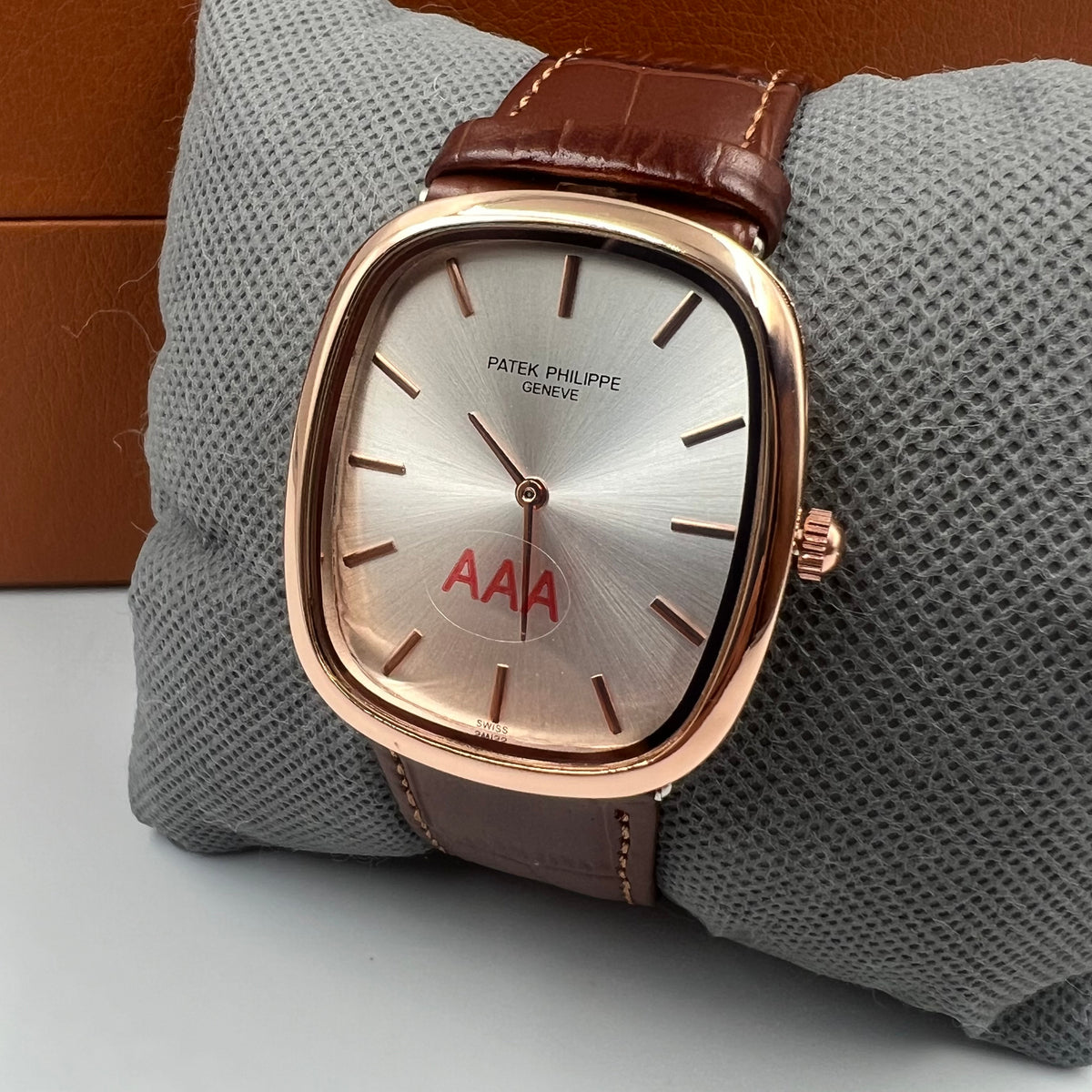 Patek AAA Brown Copper Silver Watch