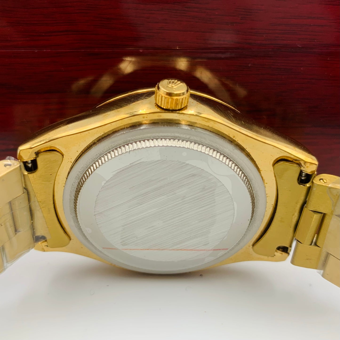 Rolx Milgauss Full Golden Black Datejust Watch