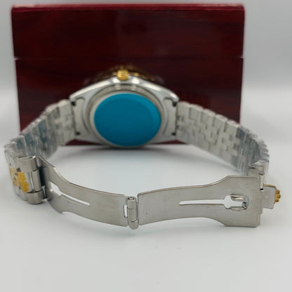 Rolx Twotone White Jublie Datejust Watch