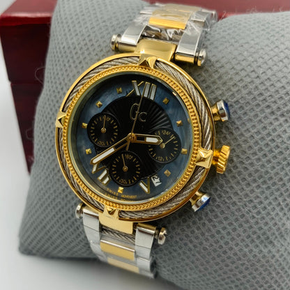 Gc Twotone Blue Dail Ladies Watch