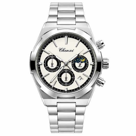 Chenxi Chain Silver White Watch