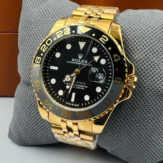 GMT Full Golden Watch