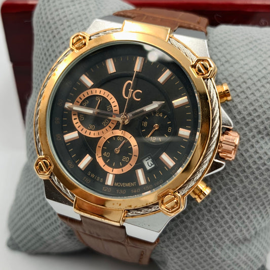 Gc Black Twotone Watch