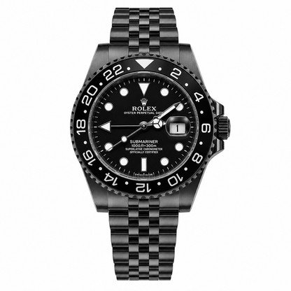 GMT Full Black Watch