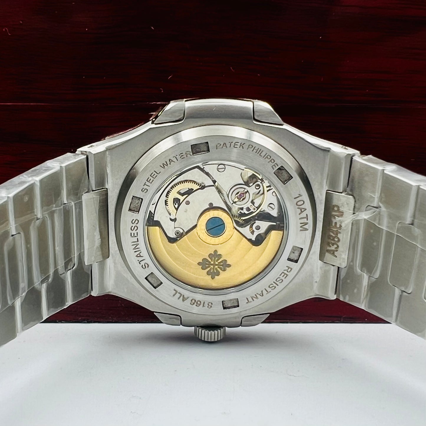 Master Patek Automatic Silver Blue Watch