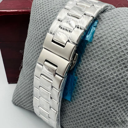 TimeCraft Chain Silver White Watch