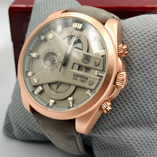 Tag Grey Dail Golden Case Watch