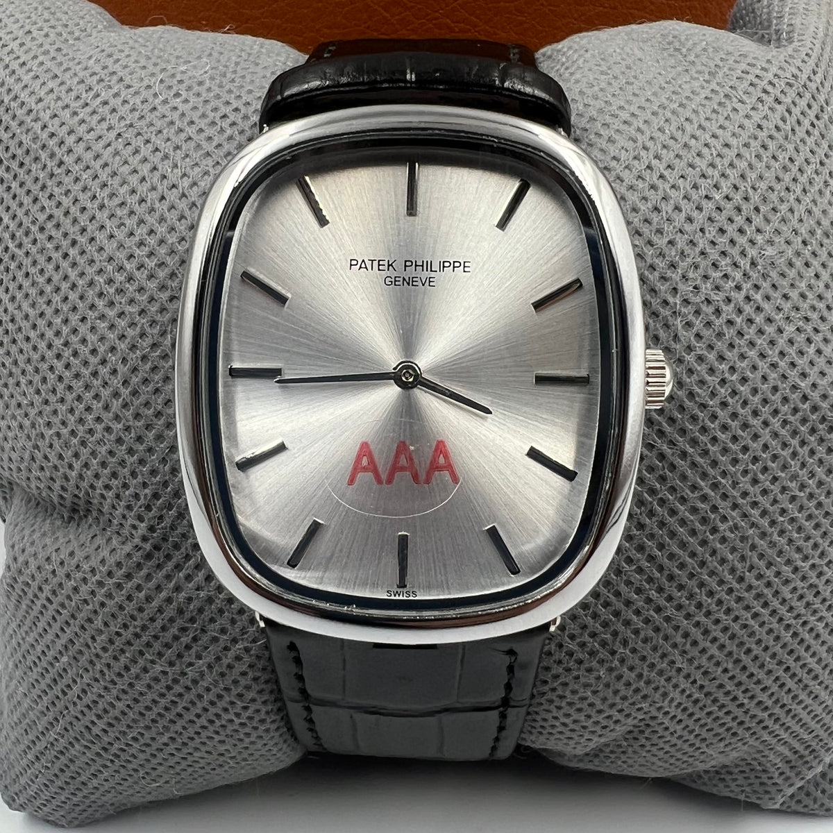 Patek AAA Black Silver Black Watch