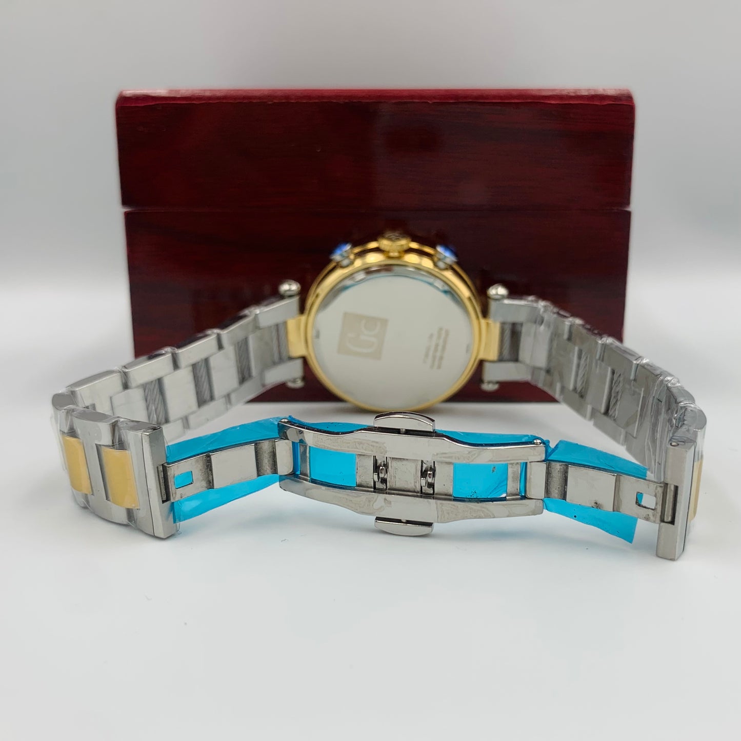 Gc Twotone White Dail Ladies Watch