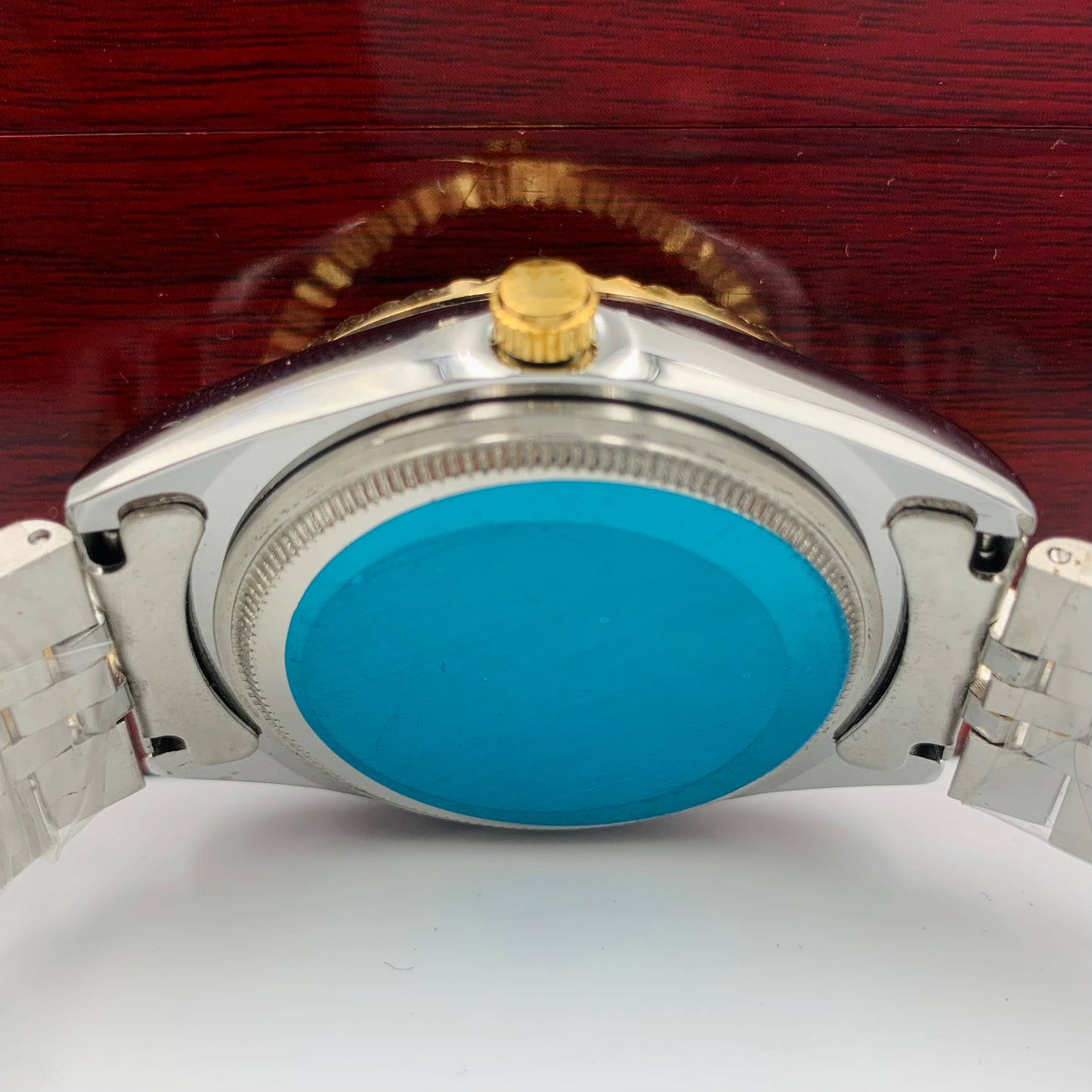 Rolx Twotone White Jublie Datejust Watch