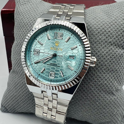 Rolx Landweller Silver Tiffny Watch