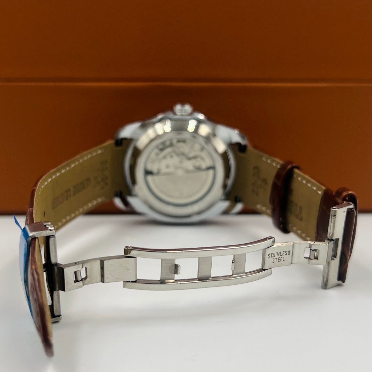 Tissot 1853 Automatic Twotone White Brown Watch