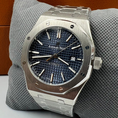 Master AP Texture Silver Blue Automatic Watch