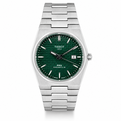 Tissot PRX Silver Green Watch