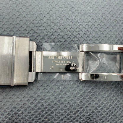 Omega Constellation Black Dail Twotone Chain Watch