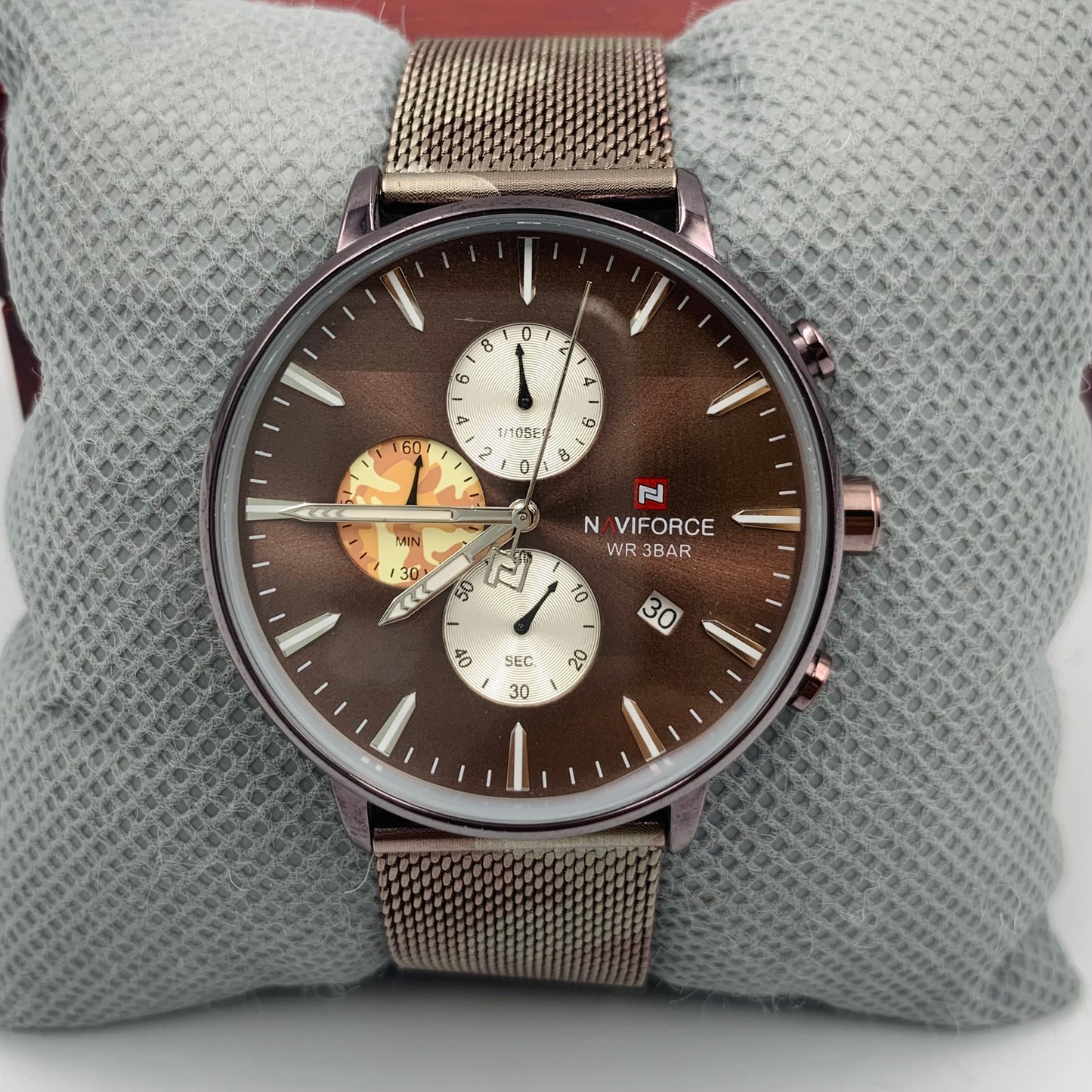 Naviforce Chrono Brown Watch
