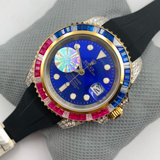 Rolx Diamond Pepsi Watch