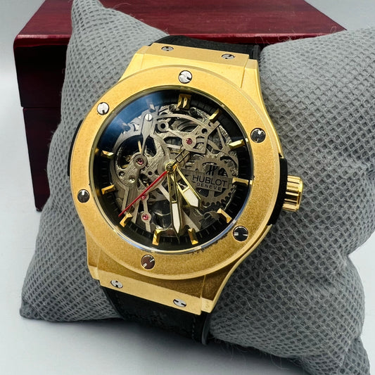 Hublo Golden Automatic Watch