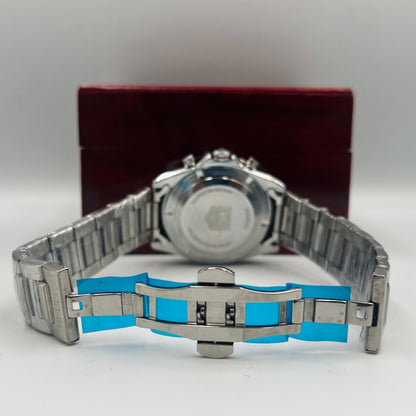 Tag Grand Carrera Silver White Watch