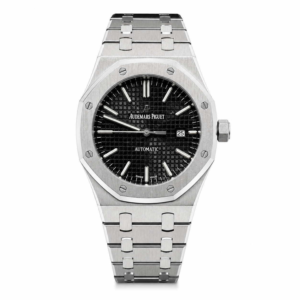 Master AP Texture Silver Black Automatic Watch