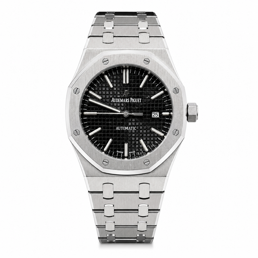 Master AP Texture Silver Black Automatic Watch.