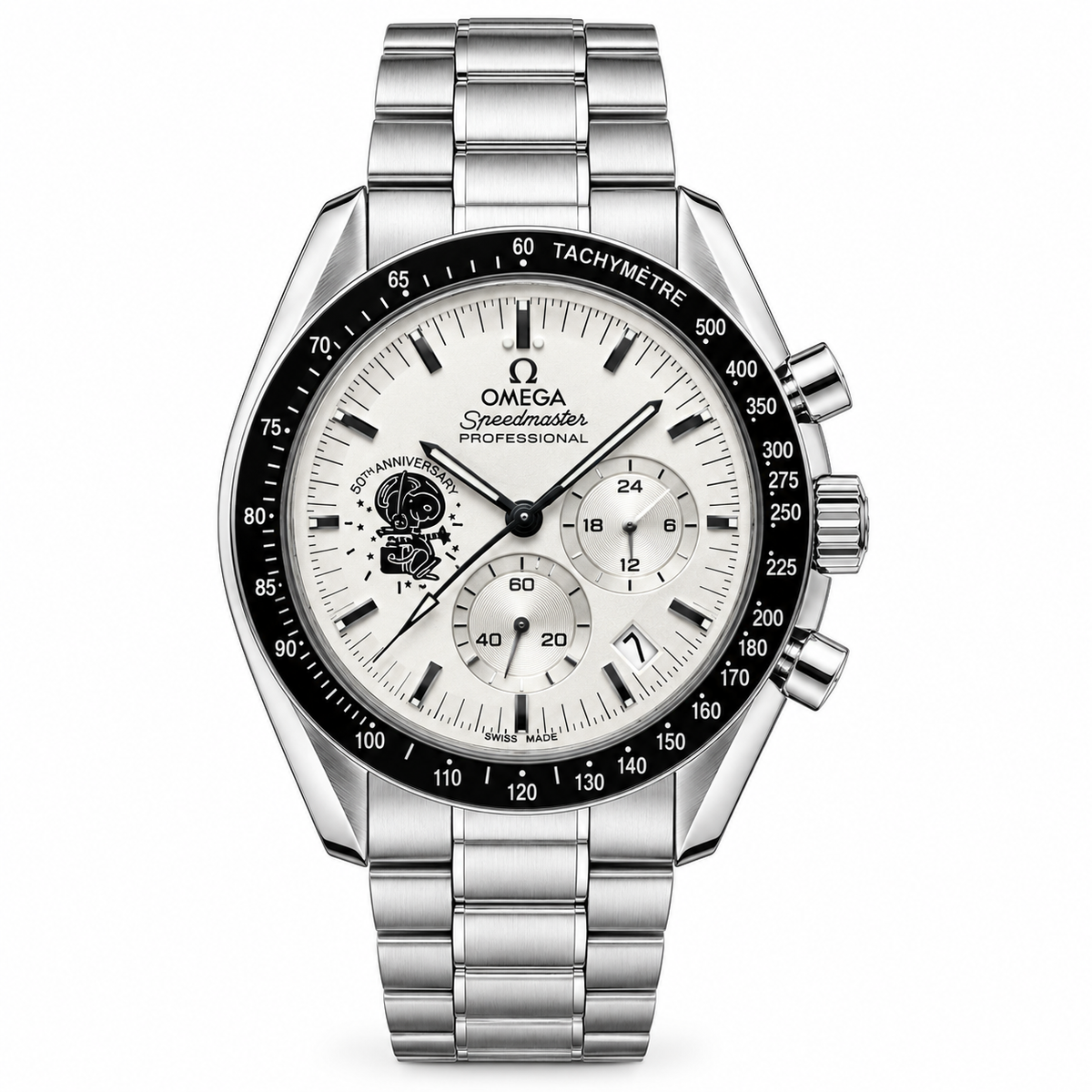 Omega Speedmaster Chronograph White Watch