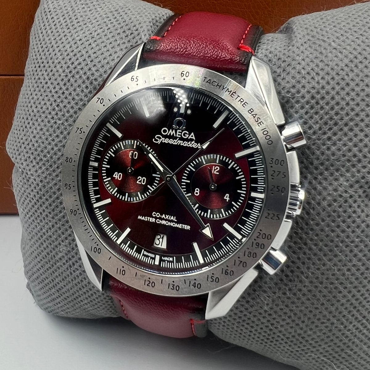 Omega Speedmaster Chronograph Full Red Watch