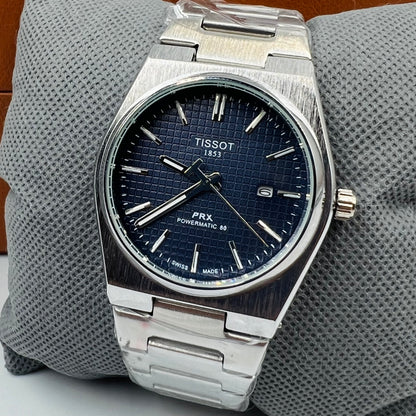 Tissot PRX Silver Blue Watch