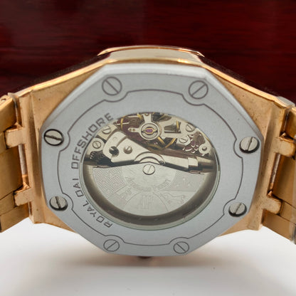 AP Copper Strap White Dail Automatic Watch