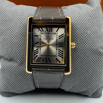 Elegance Golden Grey Watch