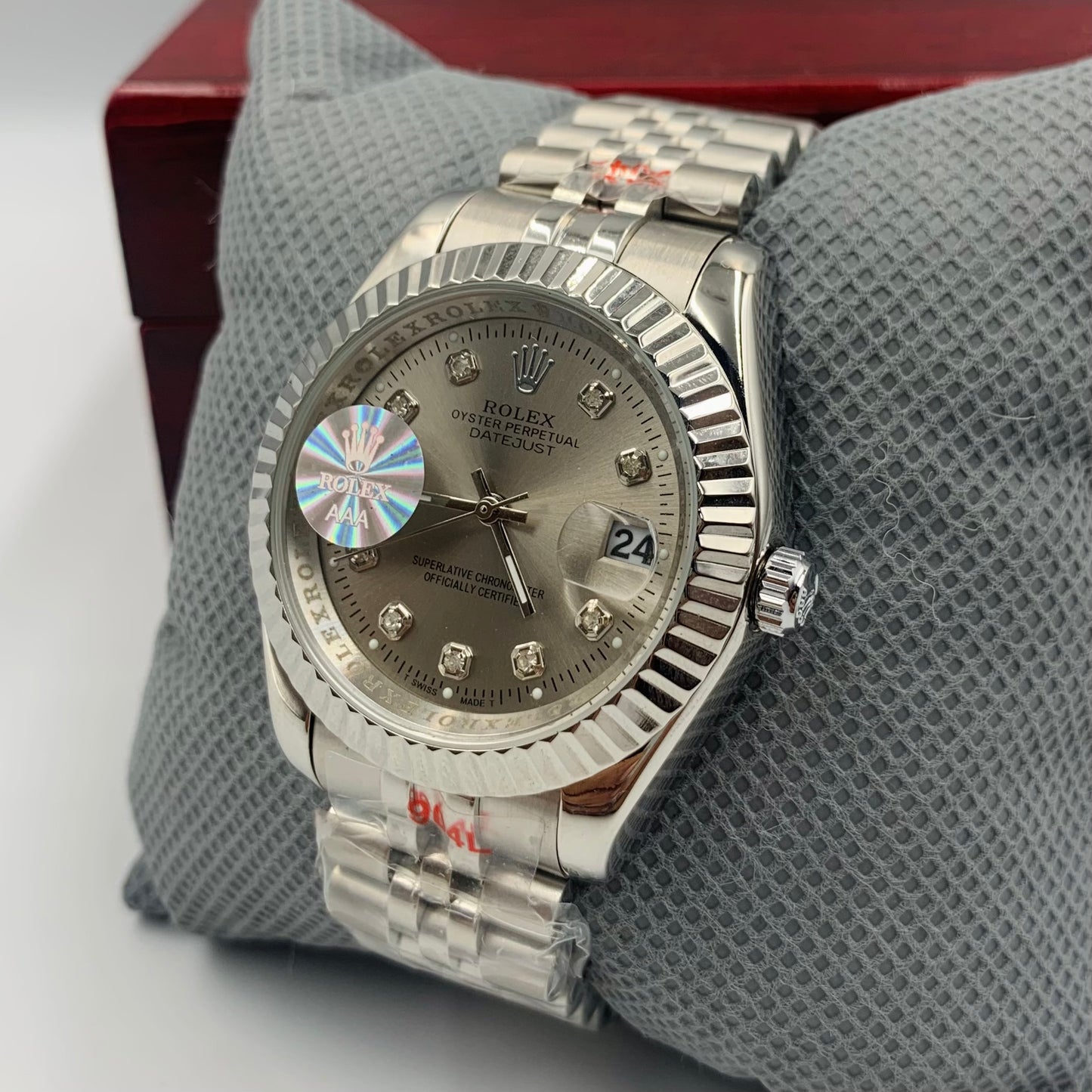 Silver Grey Datejust Watch