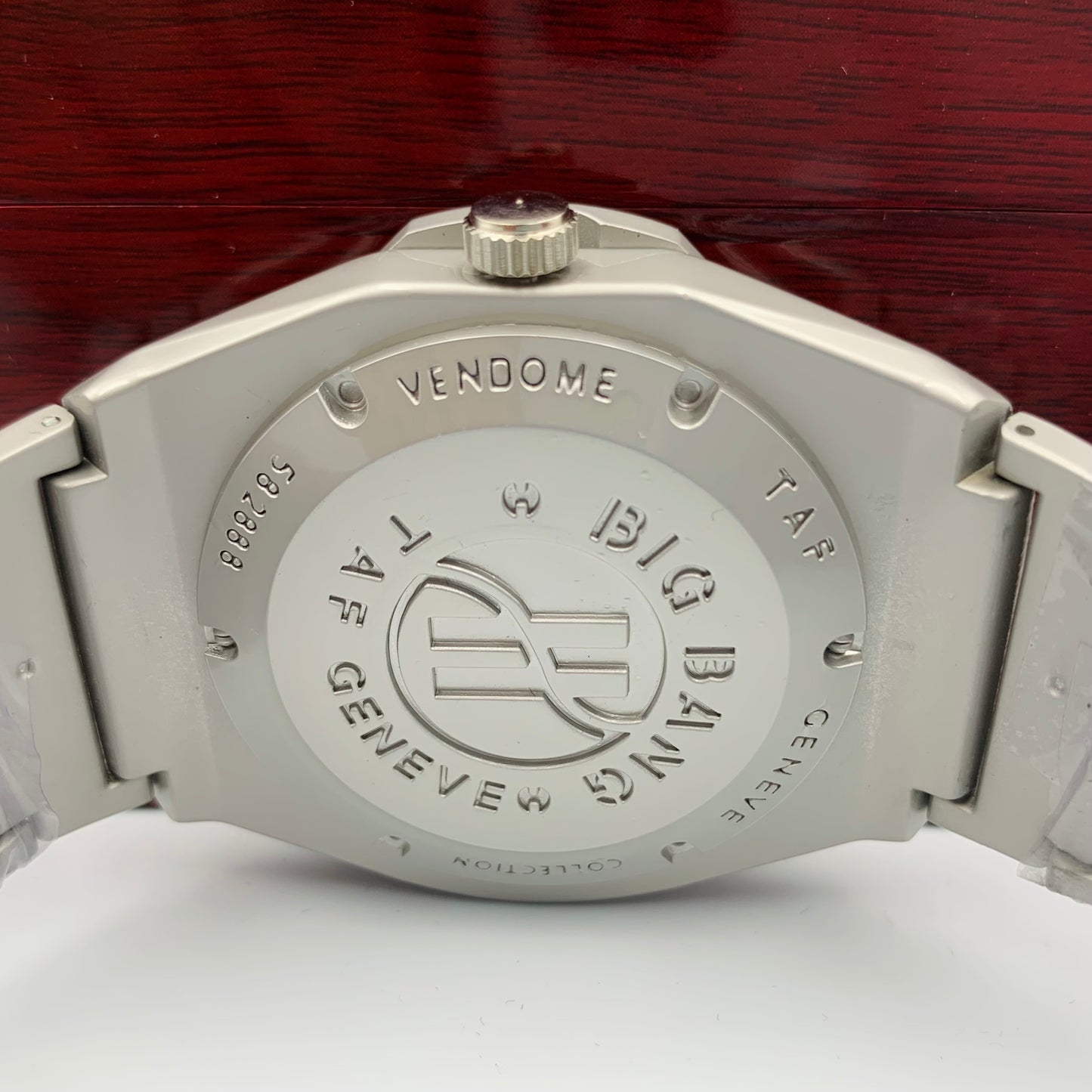 Hub Green Silver Watch