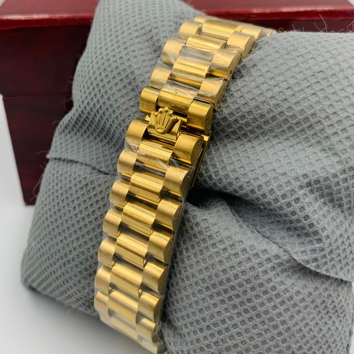 Rolx Milgauss Full Golden Black Datejust Watch