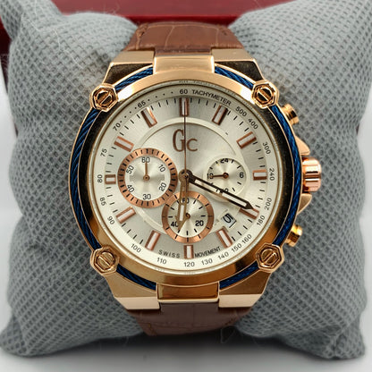 Gc White Twotone Watch