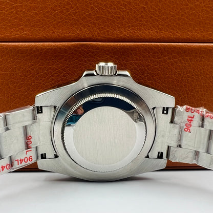 Rolx Submariner Silver Green Automatic Watch