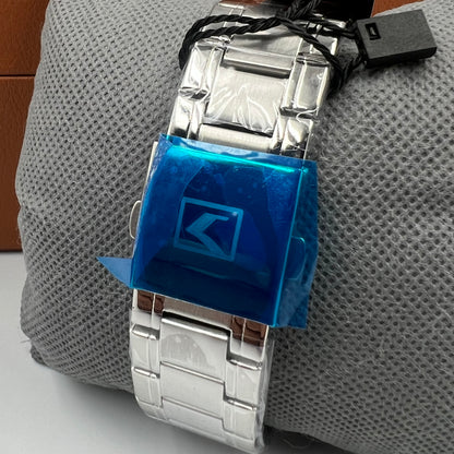Curren 8475 Chronograph Silver Blue Watch