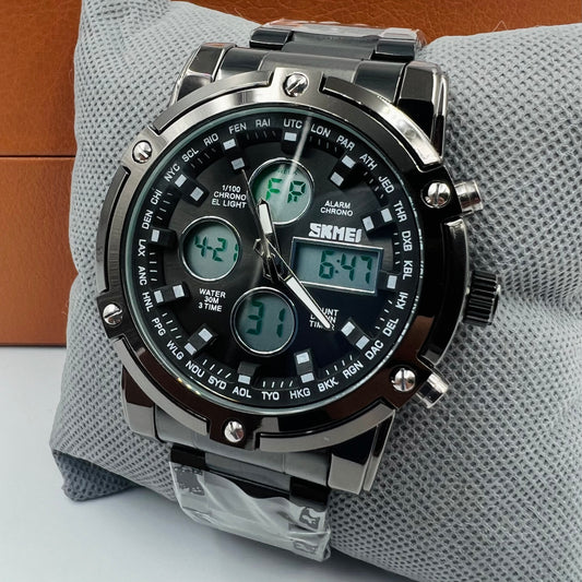 Skmei Full Black Watch